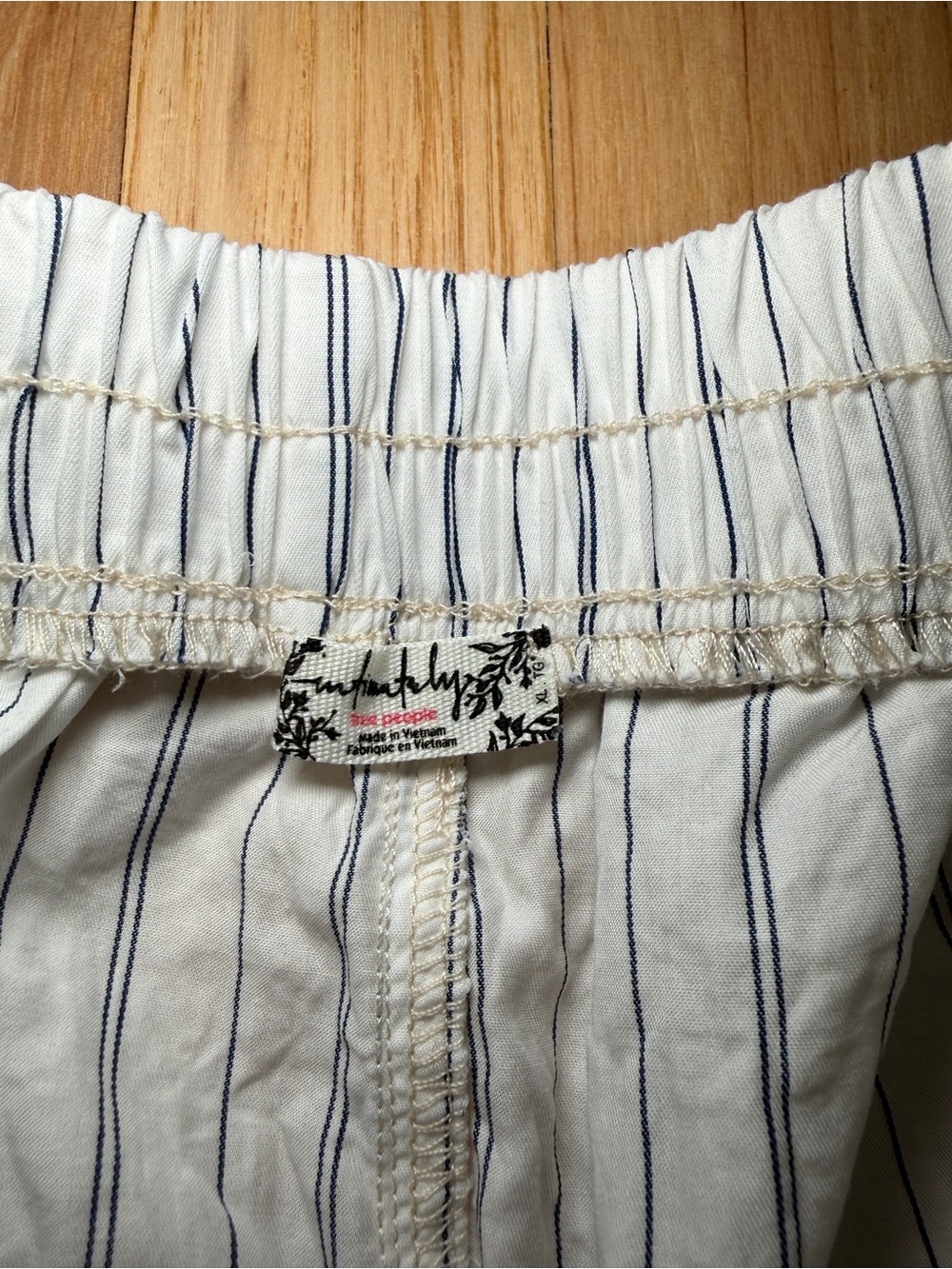 Free People We The Free Day to Day Striped Boxers Shorts - Picture 5 of 7